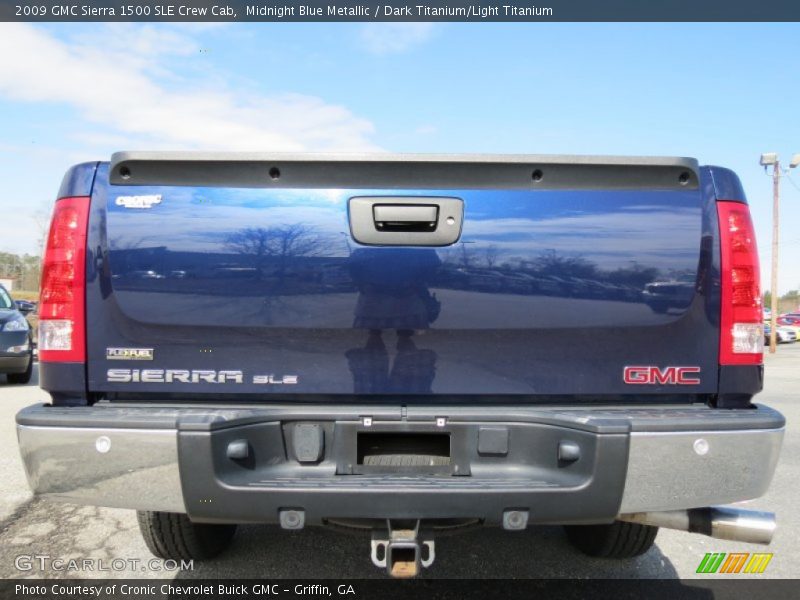 Midnight Blue Metallic / Dark Titanium/Light Titanium 2009 GMC Sierra 1500 SLE Crew Cab