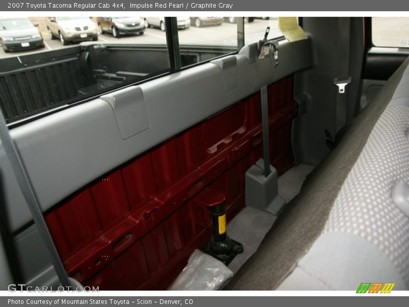 Impulse Red Pearl / Graphite Gray 2007 Toyota Tacoma Regular Cab 4x4