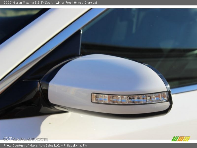 Winter Frost White / Charcoal 2009 Nissan Maxima 3.5 SV Sport