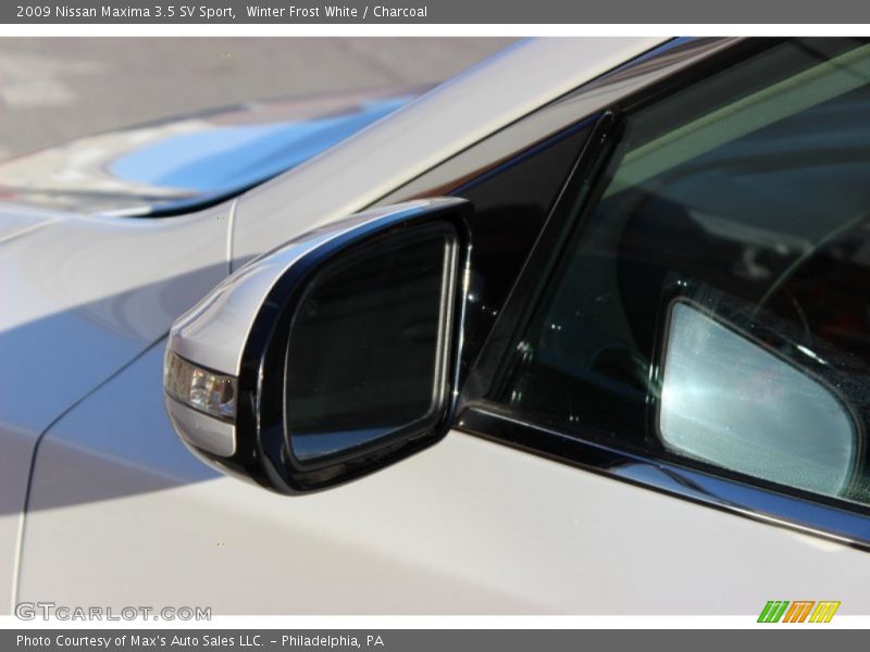 Winter Frost White / Charcoal 2009 Nissan Maxima 3.5 SV Sport