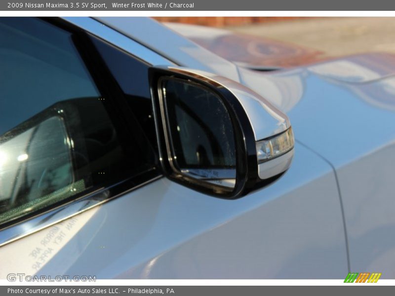 Winter Frost White / Charcoal 2009 Nissan Maxima 3.5 SV Sport