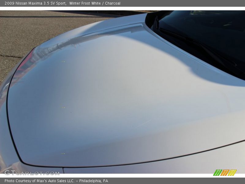 Winter Frost White / Charcoal 2009 Nissan Maxima 3.5 SV Sport