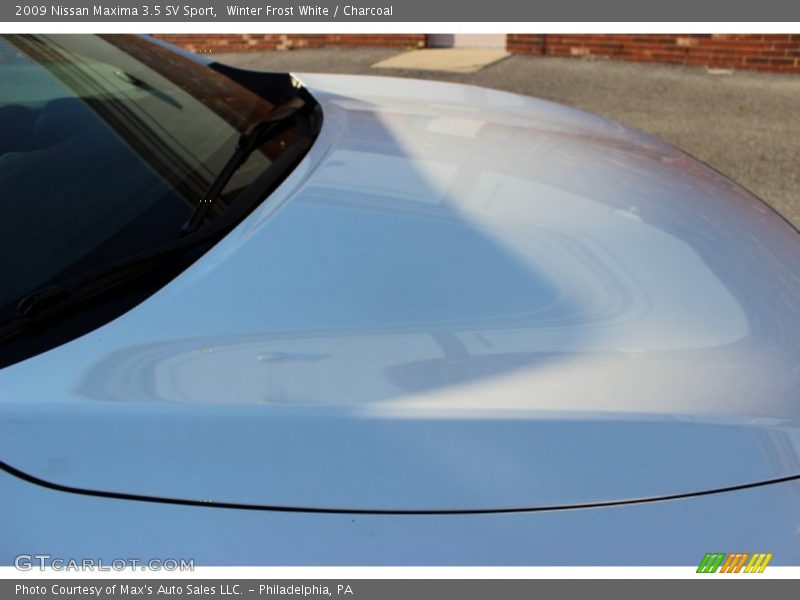 Winter Frost White / Charcoal 2009 Nissan Maxima 3.5 SV Sport