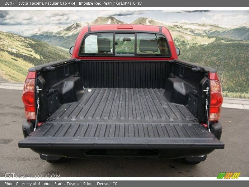 Impulse Red Pearl / Graphite Gray 2007 Toyota Tacoma Regular Cab 4x4