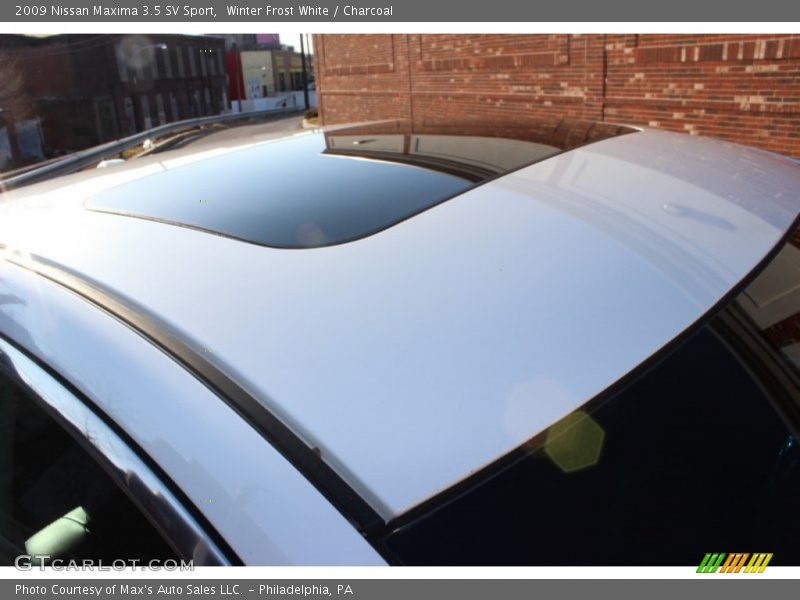 Winter Frost White / Charcoal 2009 Nissan Maxima 3.5 SV Sport