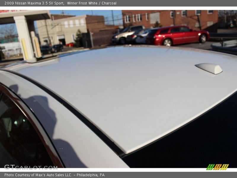 Winter Frost White / Charcoal 2009 Nissan Maxima 3.5 SV Sport