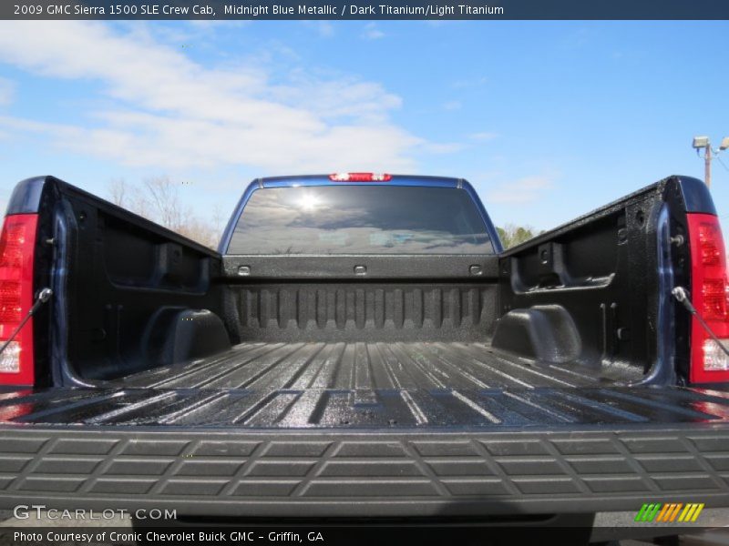 Midnight Blue Metallic / Dark Titanium/Light Titanium 2009 GMC Sierra 1500 SLE Crew Cab