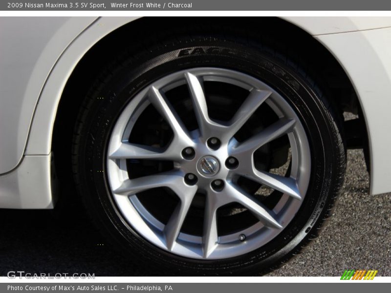 Winter Frost White / Charcoal 2009 Nissan Maxima 3.5 SV Sport