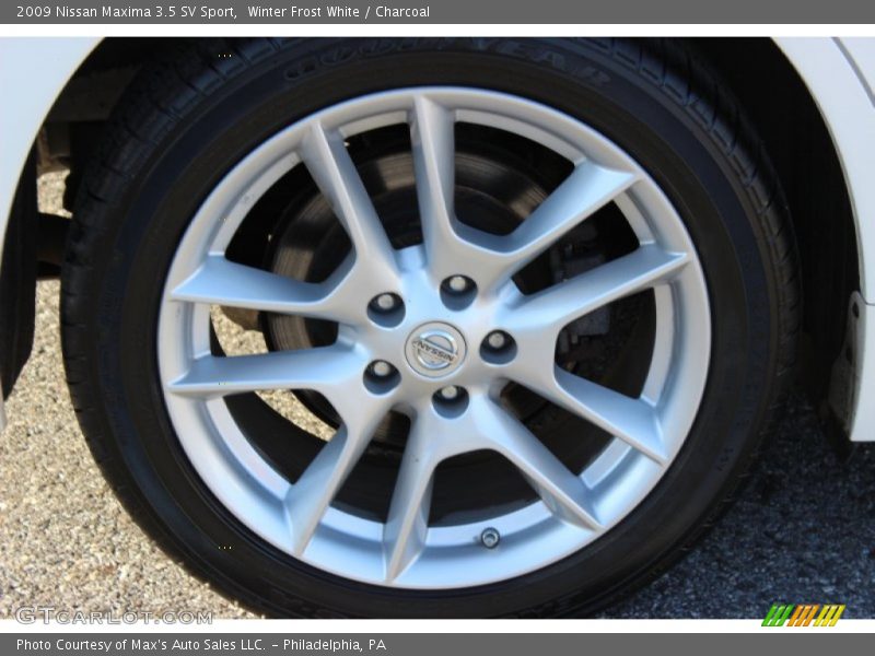 Winter Frost White / Charcoal 2009 Nissan Maxima 3.5 SV Sport