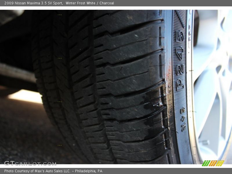Winter Frost White / Charcoal 2009 Nissan Maxima 3.5 SV Sport