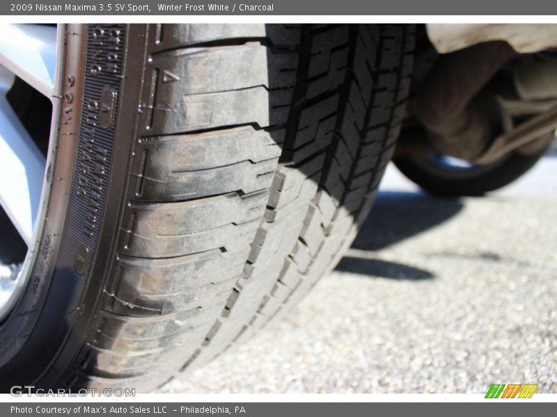 Winter Frost White / Charcoal 2009 Nissan Maxima 3.5 SV Sport