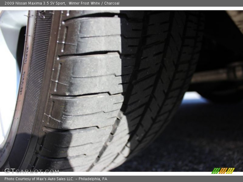 Winter Frost White / Charcoal 2009 Nissan Maxima 3.5 SV Sport