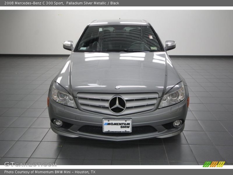 Palladium Silver Metallic / Black 2008 Mercedes-Benz C 300 Sport