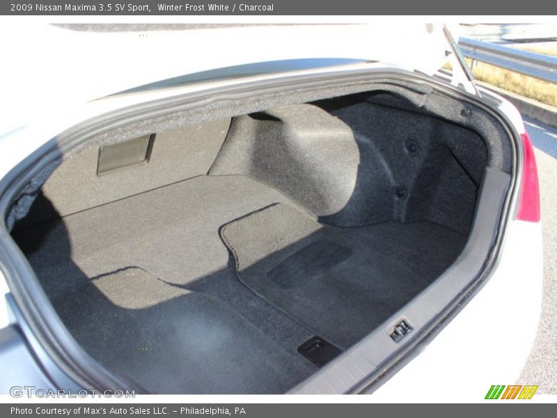 Winter Frost White / Charcoal 2009 Nissan Maxima 3.5 SV Sport