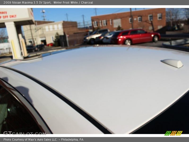 Winter Frost White / Charcoal 2009 Nissan Maxima 3.5 SV Sport