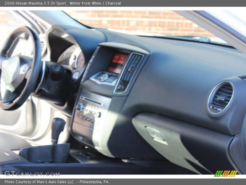 Winter Frost White / Charcoal 2009 Nissan Maxima 3.5 SV Sport
