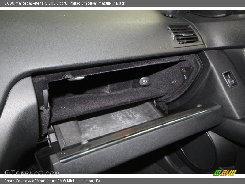 Palladium Silver Metallic / Black 2008 Mercedes-Benz C 300 Sport