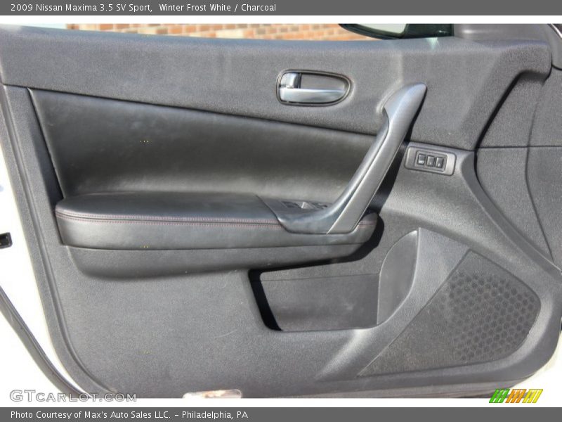 Winter Frost White / Charcoal 2009 Nissan Maxima 3.5 SV Sport