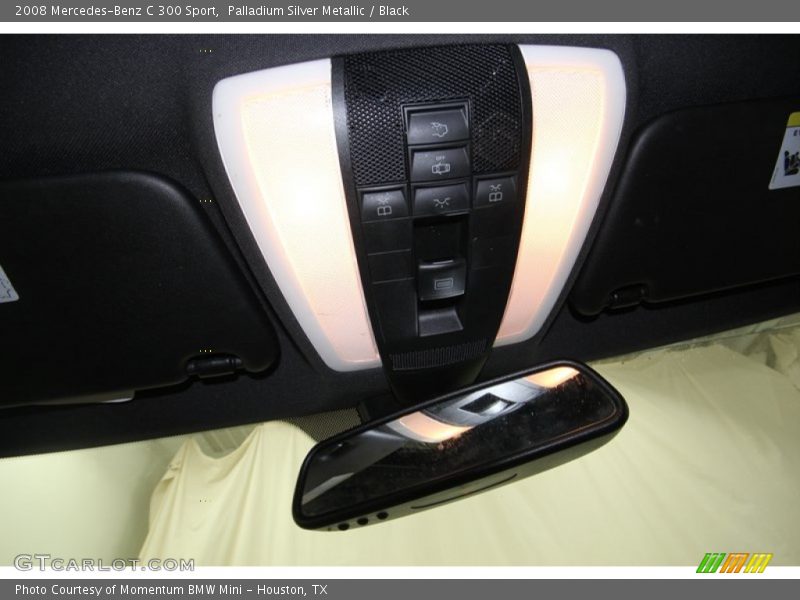 Palladium Silver Metallic / Black 2008 Mercedes-Benz C 300 Sport
