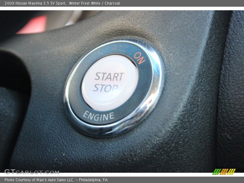 Winter Frost White / Charcoal 2009 Nissan Maxima 3.5 SV Sport