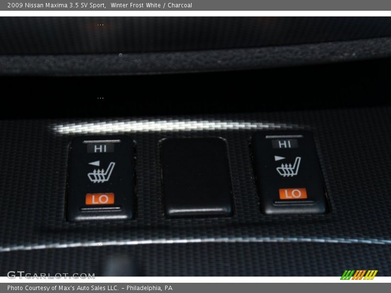Winter Frost White / Charcoal 2009 Nissan Maxima 3.5 SV Sport