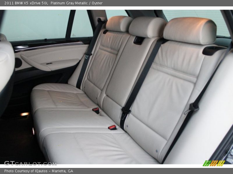 Platinum Gray Metallic / Oyster 2011 BMW X5 xDrive 50i