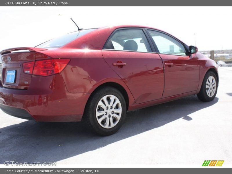 Spicy Red / Stone 2011 Kia Forte EX