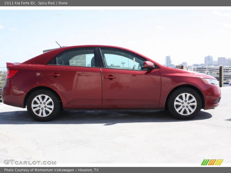 Spicy Red / Stone 2011 Kia Forte EX