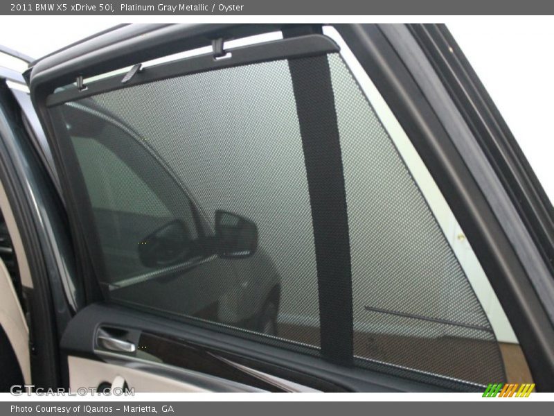 Platinum Gray Metallic / Oyster 2011 BMW X5 xDrive 50i