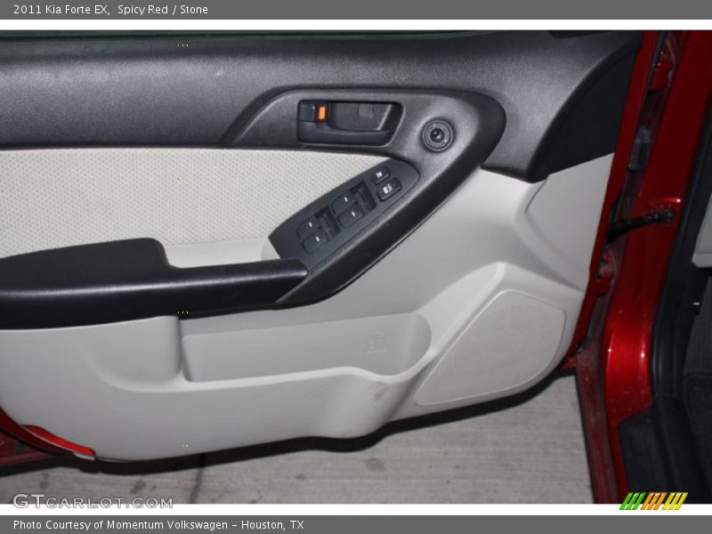 Spicy Red / Stone 2011 Kia Forte EX