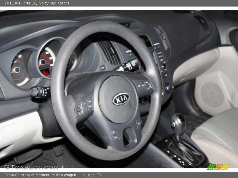 Spicy Red / Stone 2011 Kia Forte EX
