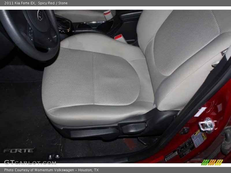 Spicy Red / Stone 2011 Kia Forte EX