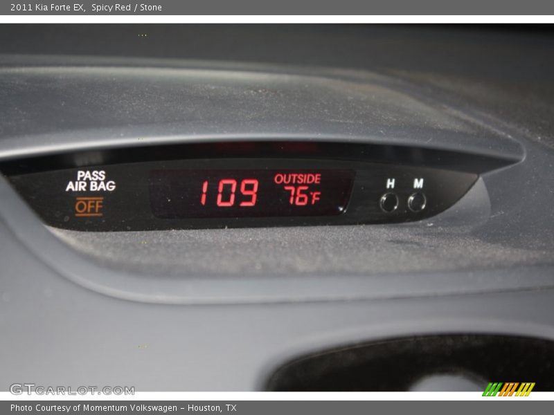 Spicy Red / Stone 2011 Kia Forte EX