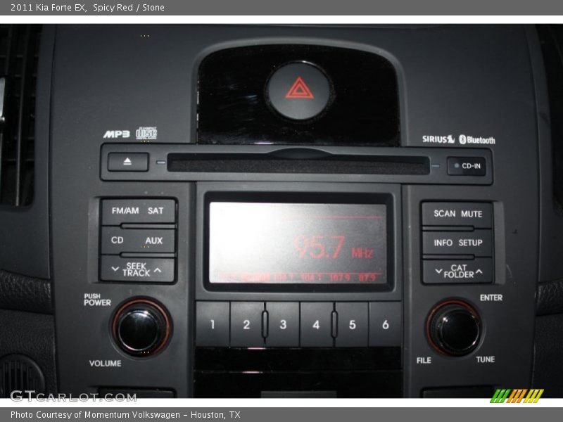 Spicy Red / Stone 2011 Kia Forte EX