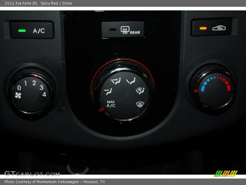 Spicy Red / Stone 2011 Kia Forte EX