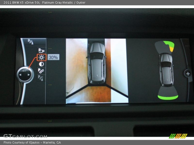 Platinum Gray Metallic / Oyster 2011 BMW X5 xDrive 50i