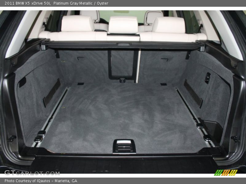 Platinum Gray Metallic / Oyster 2011 BMW X5 xDrive 50i
