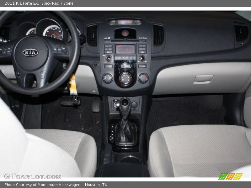 Spicy Red / Stone 2011 Kia Forte EX