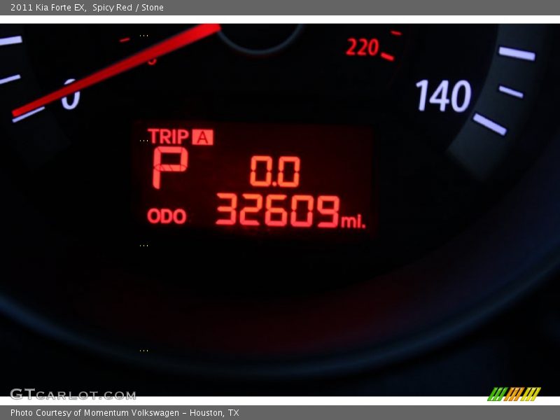 Spicy Red / Stone 2011 Kia Forte EX