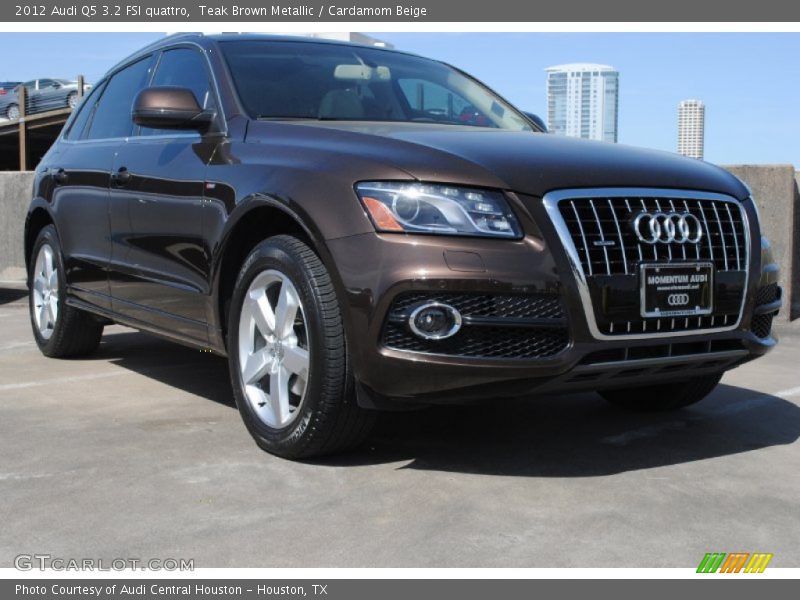 Teak Brown Metallic / Cardamom Beige 2012 Audi Q5 3.2 FSI quattro