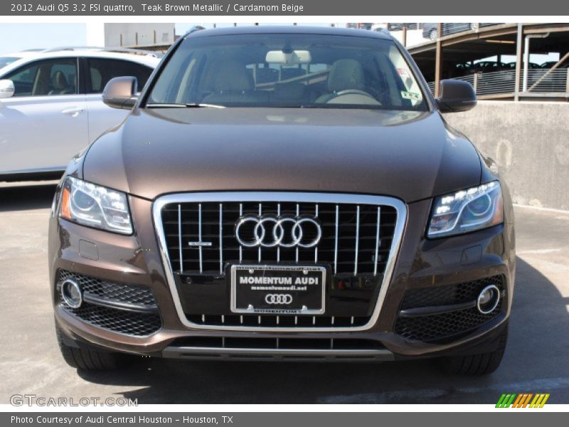 Teak Brown Metallic / Cardamom Beige 2012 Audi Q5 3.2 FSI quattro