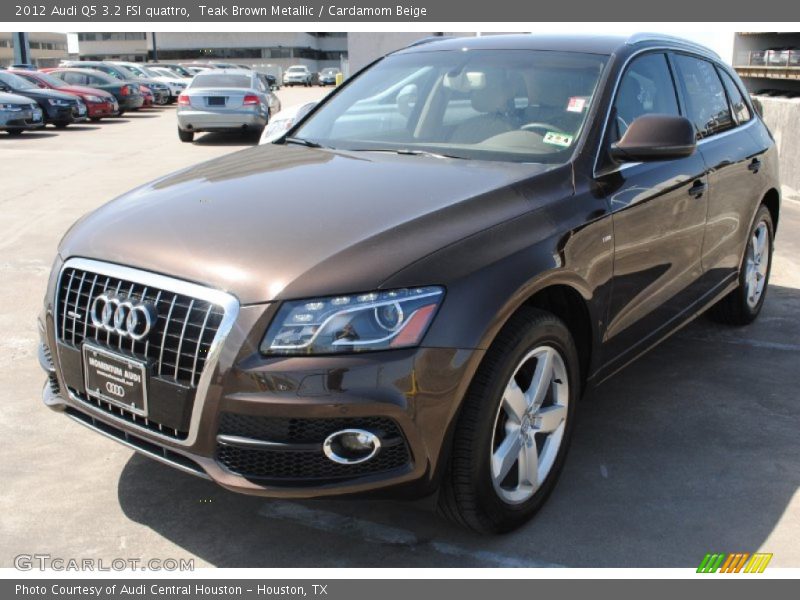 Teak Brown Metallic / Cardamom Beige 2012 Audi Q5 3.2 FSI quattro