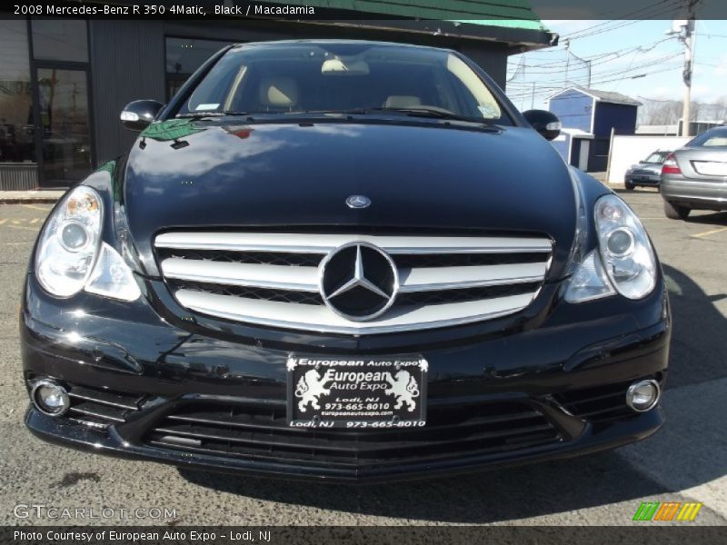 Black / Macadamia 2008 Mercedes-Benz R 350 4Matic