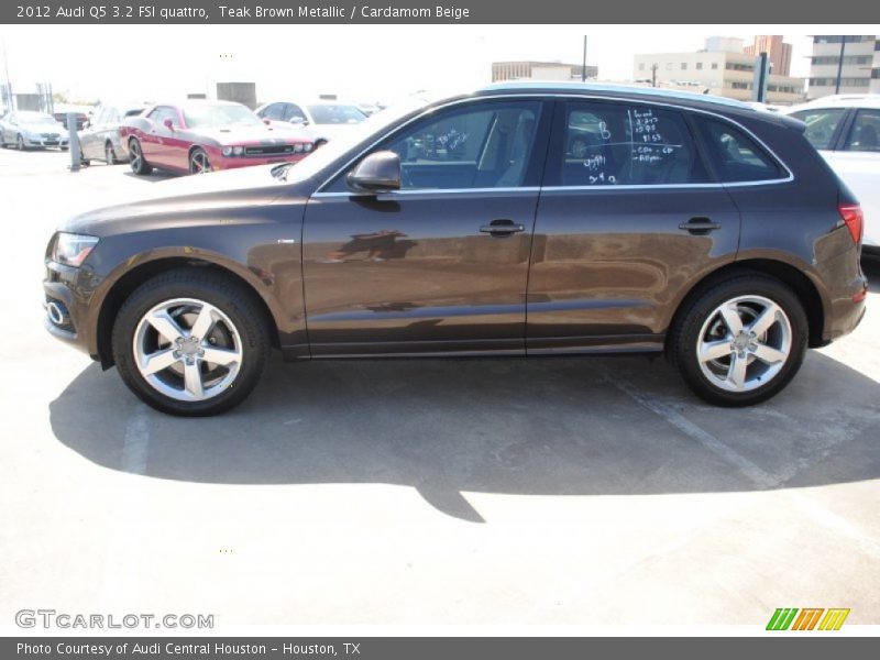 Teak Brown Metallic / Cardamom Beige 2012 Audi Q5 3.2 FSI quattro