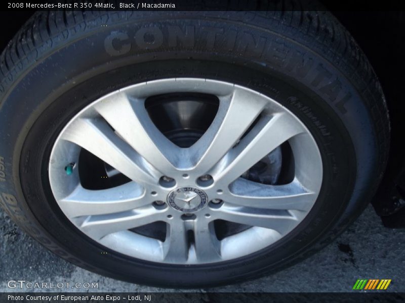 Black / Macadamia 2008 Mercedes-Benz R 350 4Matic