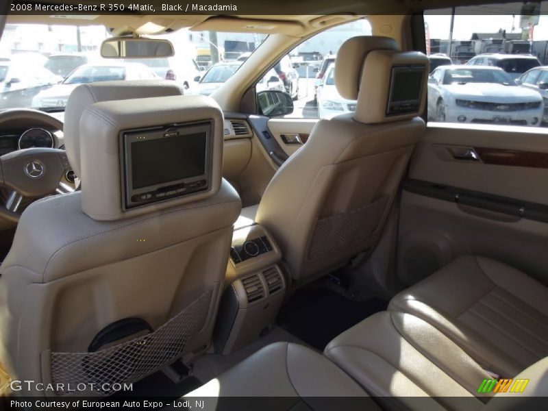 Black / Macadamia 2008 Mercedes-Benz R 350 4Matic