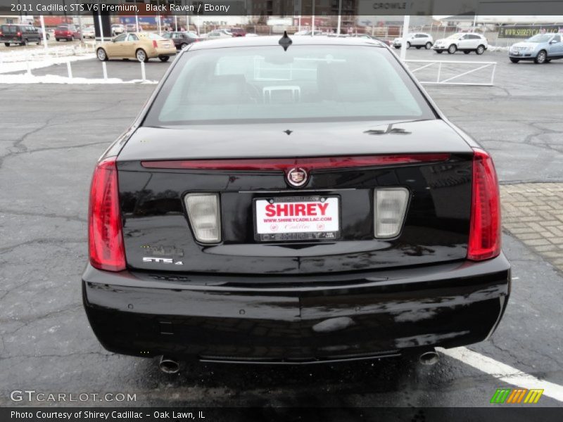 Black Raven / Ebony 2011 Cadillac STS V6 Premium