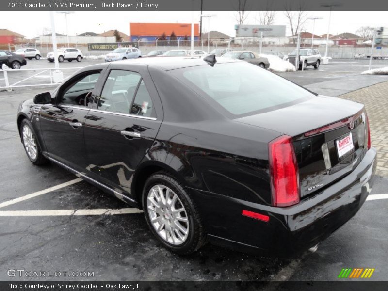 Black Raven / Ebony 2011 Cadillac STS V6 Premium