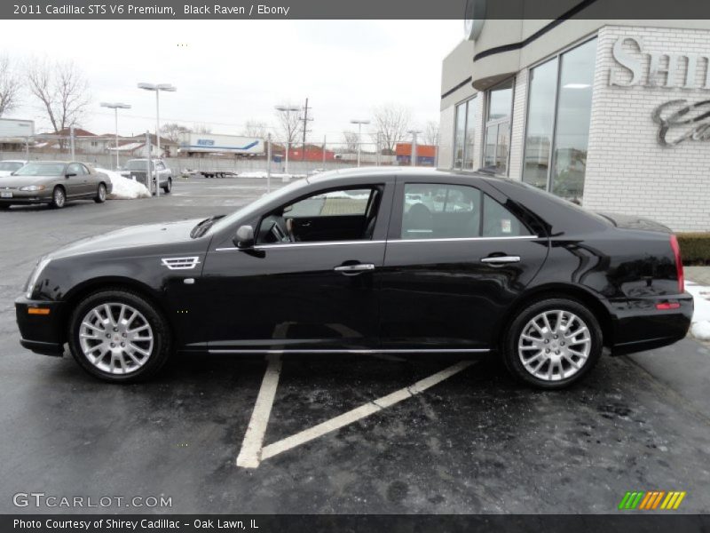 Black Raven / Ebony 2011 Cadillac STS V6 Premium