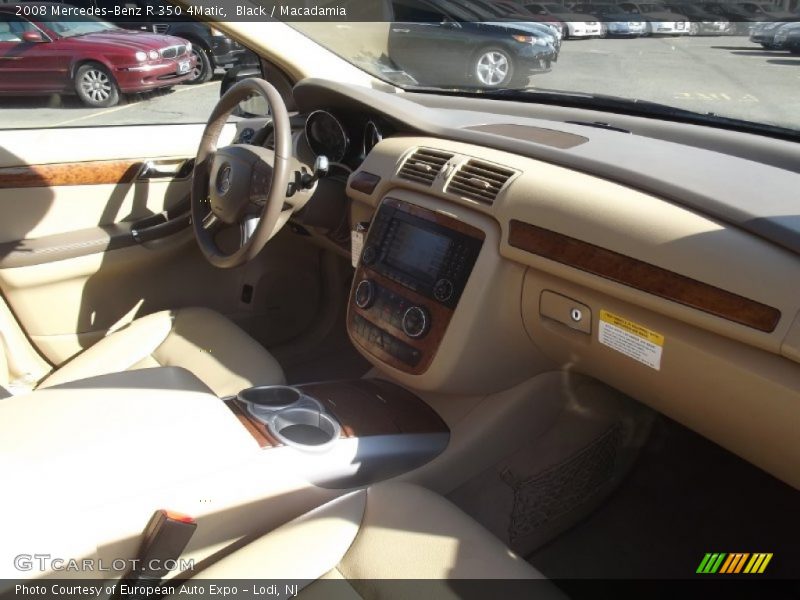 Black / Macadamia 2008 Mercedes-Benz R 350 4Matic